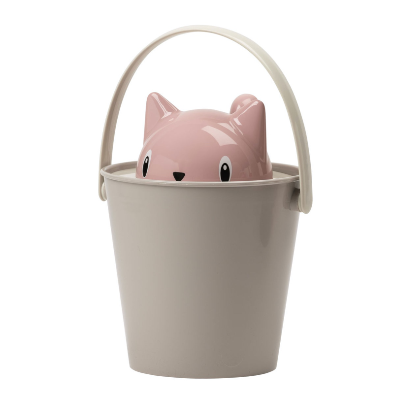 Pojemnik na suchą karmę United Pets Crick różowo-szary