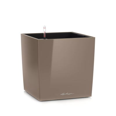  Lechuza Cube Premium 30 flowerpot | 40 | 50 taupe gloss