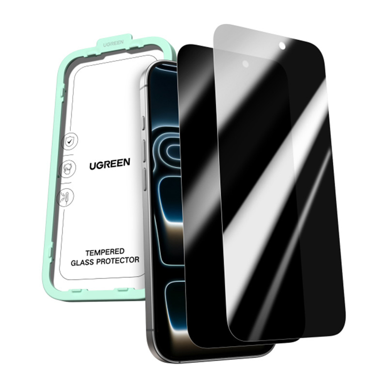 Szkło hartowane UGREEN SP1156 prywatyzujące iPhone 17 Pro Max 2szt.