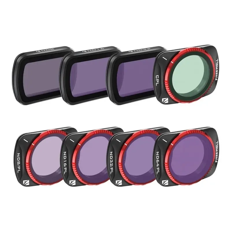 Zestaw filtrów FREEWELL All Day do DJI Osmo Pocket 3 8 szt.