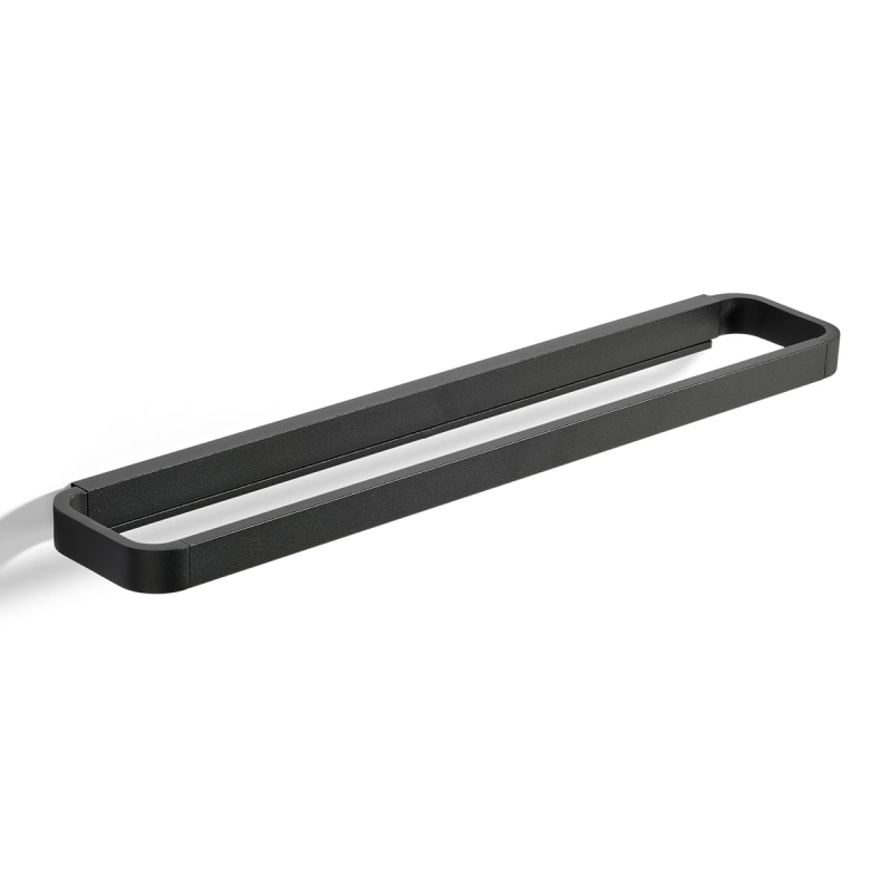 Reling na ręczniki Zone Denmark Rim Black 44 cm