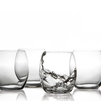 Set of 4 Bitz water glasses 530 ml - 5