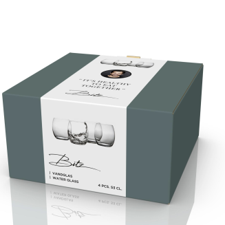 Set of 4 Bitz water glasses 530 ml - 6