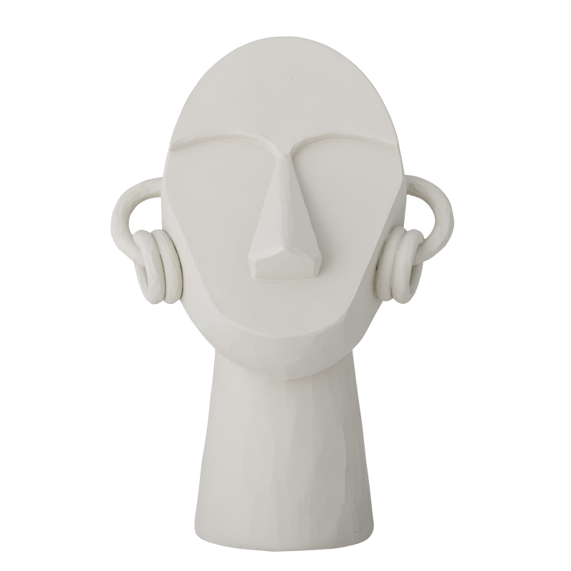  Bloomingville Luelle Deco White sculpture 24 cm