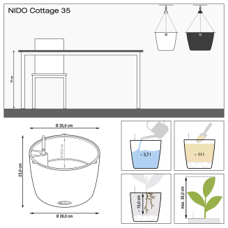 Donica Lechuza Nido Cottage 35 mokka - 5