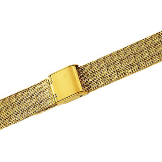 Bransoleta Fashion Mesh Złota IPG 14 mm FA14G - 3