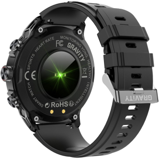 Smartwatch Gravity Czarny Pasek + Bransoleta GT41-1 - 14