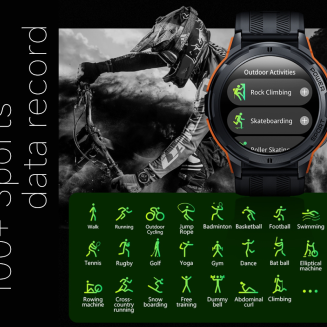 Smartwatch Męski Rubicon RNCF26-1 BLACK - 8