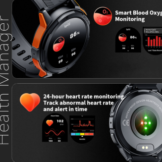 Smartwatch Męski Rubicon RNCF26-1 BLACK - 9