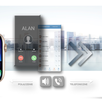 Smartwatch Damski Gravity GT3-4 Różowo-Granatowy - 9