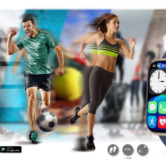 Smartwatch Damski Gravity GT3-4 Różowo-Granatowy - 12