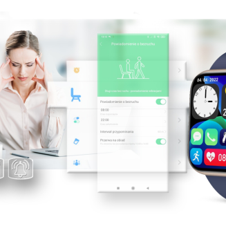 Smartwatch Damski Gravity GT3-4 Różowo-Granatowy - 15
