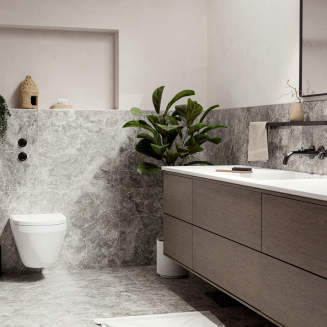 Deep bathroom shelf Zone Denmark Rim Black - 3