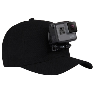  PULUZ Cap with Sports Camera Mount (Black) - 3