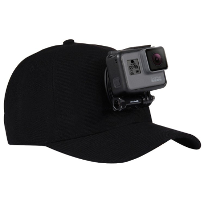  PULUZ Cap with Sports Camera Mount (Black)