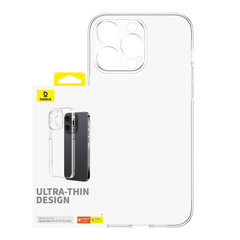 Etui BASEUS OS-Lucent Series iPhone 15 Pro Max (przezroczyste)