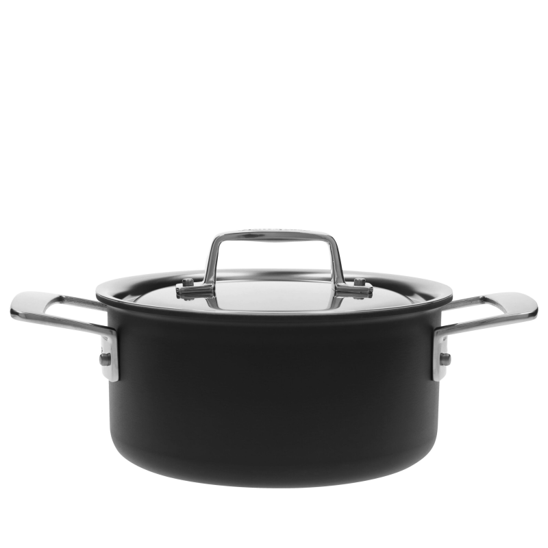 Garnek niski Demeyere Black 5 z pokrywą 2.2 l | BESTSELLER