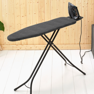 Deska do prasowania Brabantia A 110x30 cm z podstawą na żelazko parowe Denim Black - 7