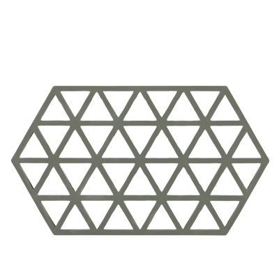 Podkładka pod naczynia Zone Denmark Triangles Olive Green 24x14 cm