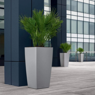 Lechuza Cubico Premium 22 flowerpot | 30 | 40 | 50 red gloss - 12