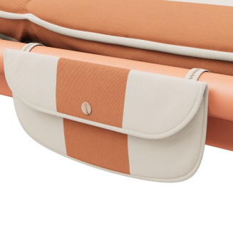 Leżak Fatboy Sunbun Daybed Terracotta & Stripe Orange Creme - 6