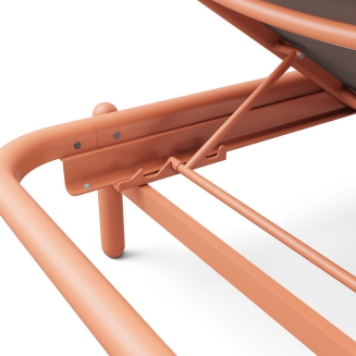 Leżak Fatboy Sunbun Daybed Terracotta & Stripe Orange Creme - 7