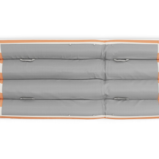 Leżak Fatboy Saunbun Daybed Terracotta & Stripe Orange Creme - 4