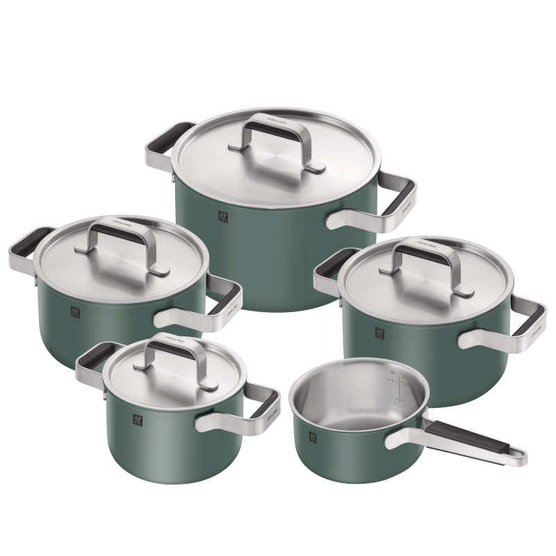 Zestaw garnków Zwilling Pure zielony 5 elementów