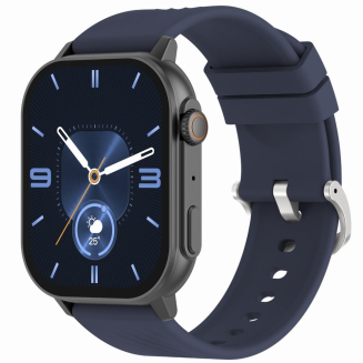 Smartwatch Damski GRAVITY GT15-12 Granatowy Pasek Silikonowy + Czarna Bransoleta - 4