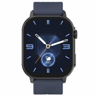 Smartwatch Damski GRAVITY GT15-12 Granatowy Pasek Silikonowy + Czarna Bransoleta - 6