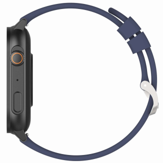 Smartwatch Damski GRAVITY GT15-12 Granatowy Pasek Silikonowy + Czarna Bransoleta - 7