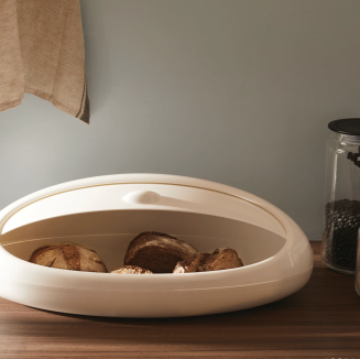  Alessi Gnam bread box, white - 3