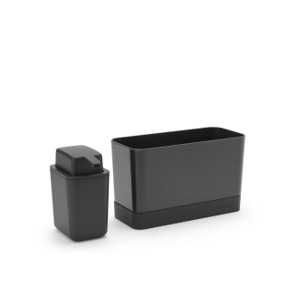 Zestaw organizer i dozownik do mydła Brabantia SinkSide Dark Grey - 2