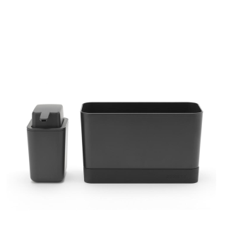 Zestaw organizer i dozownik do mydła Brabantia SinkSide Dark Grey - 3