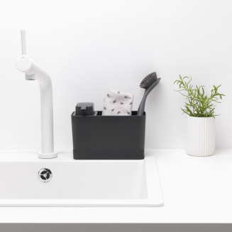 Zestaw organizer i dozownik do mydła Brabantia SinkSide Dark Grey - 5