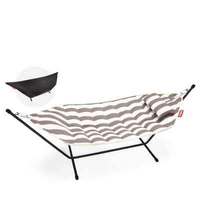 Hamak Fatboy Headdemock Superb z poduszką Stripe Cacao | PROMOCJA: POKROWIEC GRATIS!