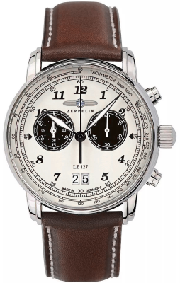 Zegarek Męski ZEPPELIN Graf Chronograph LZ 127 + BOX