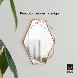 Lustro Umbra Prisma Copper 57x43 cm - 6