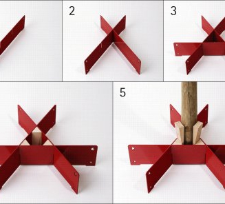  Keibach Halleluja Silver Christmas tree stand - 4