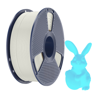 Filament SUNLU PLA Glow In The Dark 1.75mm 1kg (biało-niebieski) - 2