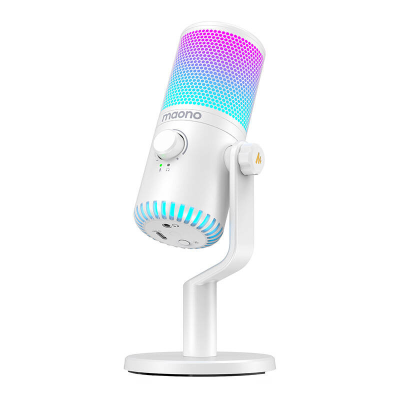 Mikrofon MAONO DM30RGB (biały)