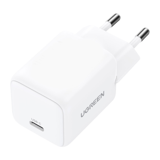 Ugreen X512 20W GaN 1X USB-C Wall Charger (White) - 3