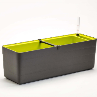 PLASTIA BERBERIS Donica samonawadniająca prostokątna 60x20 cm szaro-brązowy - 2