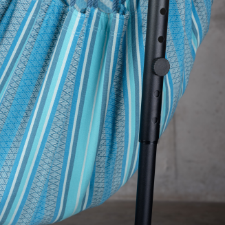 Fotel hamakowy ze stojakiem La Siesta Fiji Organic Azure Comfort - 3