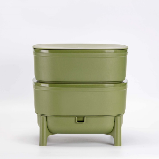 Kompostownik dla dżdżownic Plastia ciemnozielony - 2