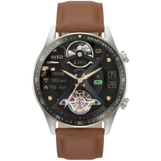 Smartwatch Gravity Srebrny 2 Paski GT10-8 - 8