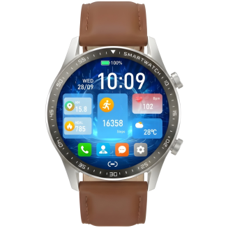 Smartwatch Gravity Srebrny 2 Paski GT10-8 - 10