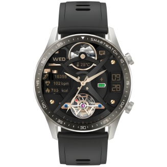 Smartwatch Gravity Srebrny 2 Paski GT10-8 - 6
