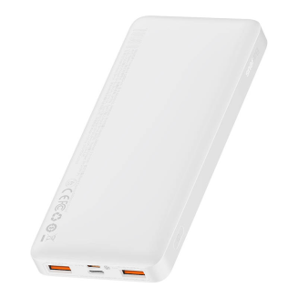 Powerbank Baseus Bipow 10000mAh, 2xUSB, USB-C, 20W (biały) - 2