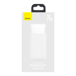 Powerbank BASEUS Bipow 10000mAh 20W 2xUSB USB-C (biały) - 4
